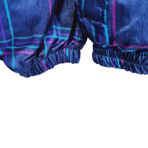 NEW Vintage Pro Spirit Jacket Plaid Print Women's Size M‎ Blue NWT VTG - Picture 7 of 10